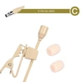 thumbnail image 1 of Luckyn Beige Lavalier Lapel Clip Microphone 3.5mm 3-Pin 4-Pin XLR for Shure Wireless, 1 of 4