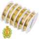 thumbnail image 1 of Alambre de cobre para joyería, 58 m, dorado, 0,3/0,4/0,5/0,6/0,8/1 mm, para envolver joyas, manualidades y jardinería., 1 of 5