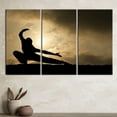 thumbnail image 2 of Man Cave Poster, Kung Fu Poster, Martial Wall Decor, Martial Printed Canvas, Martial Man Wall Decor, Man Silhouette Poster, Canvas Wall Decor - 3P-White Framed, 2 of 9
