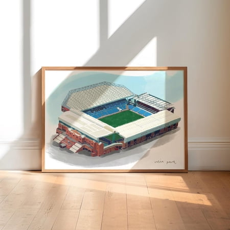 Villa Park Aston Villa Stadium Wall Decor Unframed Paper Print