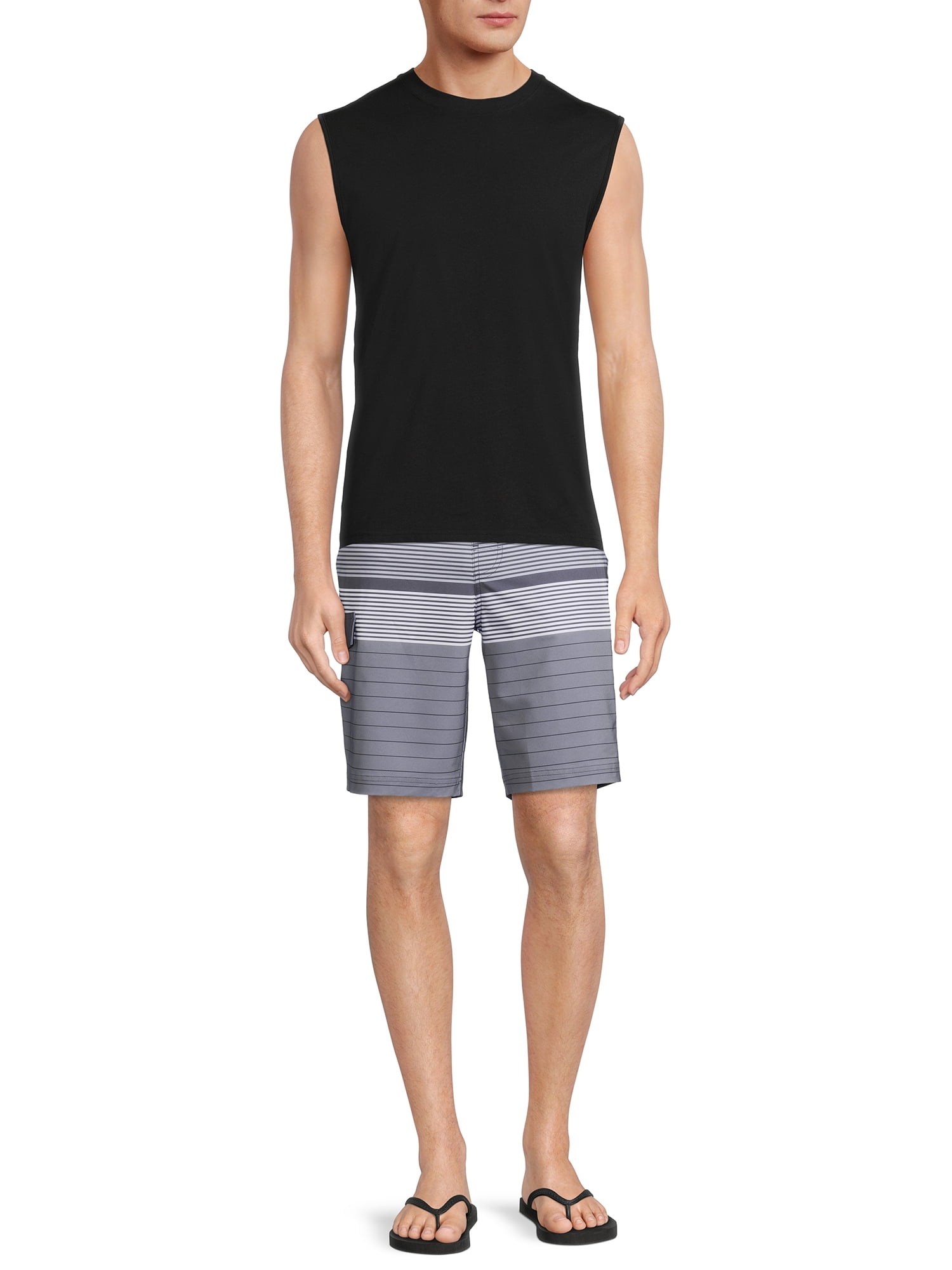 George Men's and Big Men’s E-Board Shorts, 9" Inseam, Sizes S-3XL
