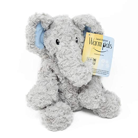 Warmies Cozy Plush Cuddly Safari MINI Elephant Lavender Scented Microwavable Toy 