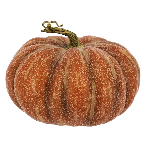 9.5" Dark Orange Decorative Pumpkin by Ashland®