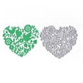 thumbnail image 3 of Troqueles de corte Billuyoard en forma de jaula de pájaros corazón plantilla en relieve molde de Metal color Blanco plateado, 3 of 5