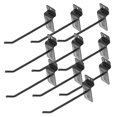 thumbnail image 4 of TAILTOSS 10 Pcs Crochets en Fer Noir pour Organisation de Rangement Usage Polyvalent, 4 of 7