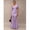 Mauve Purple-L, variant on Mauve Purple One-Shoulder Ruched Maxi Evening Gown Formal Dress