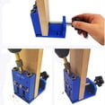 thumbnail image 2 of Accesorios de perforación de herramientas de perforación orificio oblicuo de aluminio, para tablero para punzonado Azul, 2 of 8