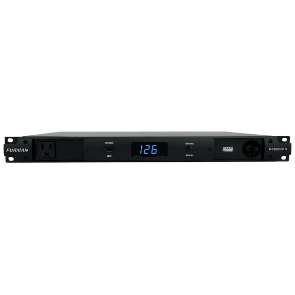 Furman P-1800-PF R 15 Amp 1U Rack Mount Power Conditioner / Surge Protector