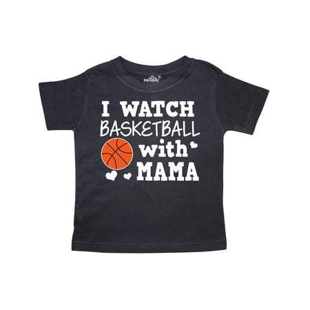 

Inktastic I Watch Basketball with Mama Gift Toddler Boy Girl T-Shirt