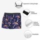 thumbnail image 3 of Fotbe Floral Hippie Mushrooms Calzoncillos Tipo Boxer con Bolsa de Soporte Total para Hombre, X-Temp Fresco, Transpirable y de Secado Rápido-XX-Large, 3 of 5