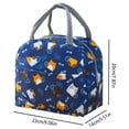 thumbnail image 3 of Lunch Bag, Clearance! Fenull Portable Insulated Lunch Bag Lunch Bag Fast Food Insulated Bag 1Pc E Gray Swan, Bento Packet, 1×Insulated Lunch Bag, 3 of 4