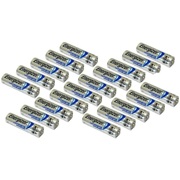Energizer L91 Ultimate Lithium  AA Batteries (18 Batteries)
