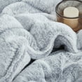 thumbnail image 3 of Coma Inducer Softer than Soft® - ® Oversized Comforter Set - Frosted Gray Stripe Oversized Queen, 3 of 5
