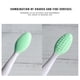 thumbnail image 5 of Minnieouse Cepillo de labios exfoliante Cepillo de limpieza de nariz Labio de silicona de doble cara Cuerpo del baño Verde Minnieouse CE000211-01, 5 of 6