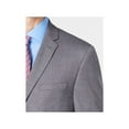 thumbnail image 3 of VINCE CAMUTO Mens Gray Single Breasted, Stretch, Slim Fit Wrinkle Resistant Suit Separate Blazer Jacket 42R, 3 of 3