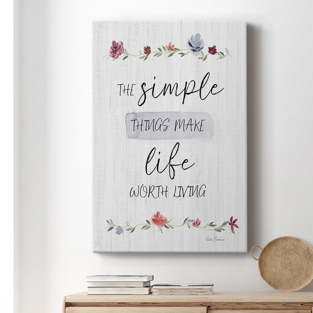 The Simple Things Premium Gallery Wrapped Canvas - Ready to Hang