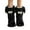 Black, variant on Cozy Thick Coral Non- Slipper Socks for Women Cute Puppy Plush Fuzzy Boot Socks Color Black Size One Size