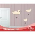 thumbnail image 3 of Bigger Better | Unfinished Wood Sitting Duck Shape |  DIY Craft Cutout 36" / 1/2", 3 of 3