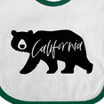 thumbnail image 4 of Inktastic California Black Bear Silhouette Boys or Girls Baby Bib, 4 of 4