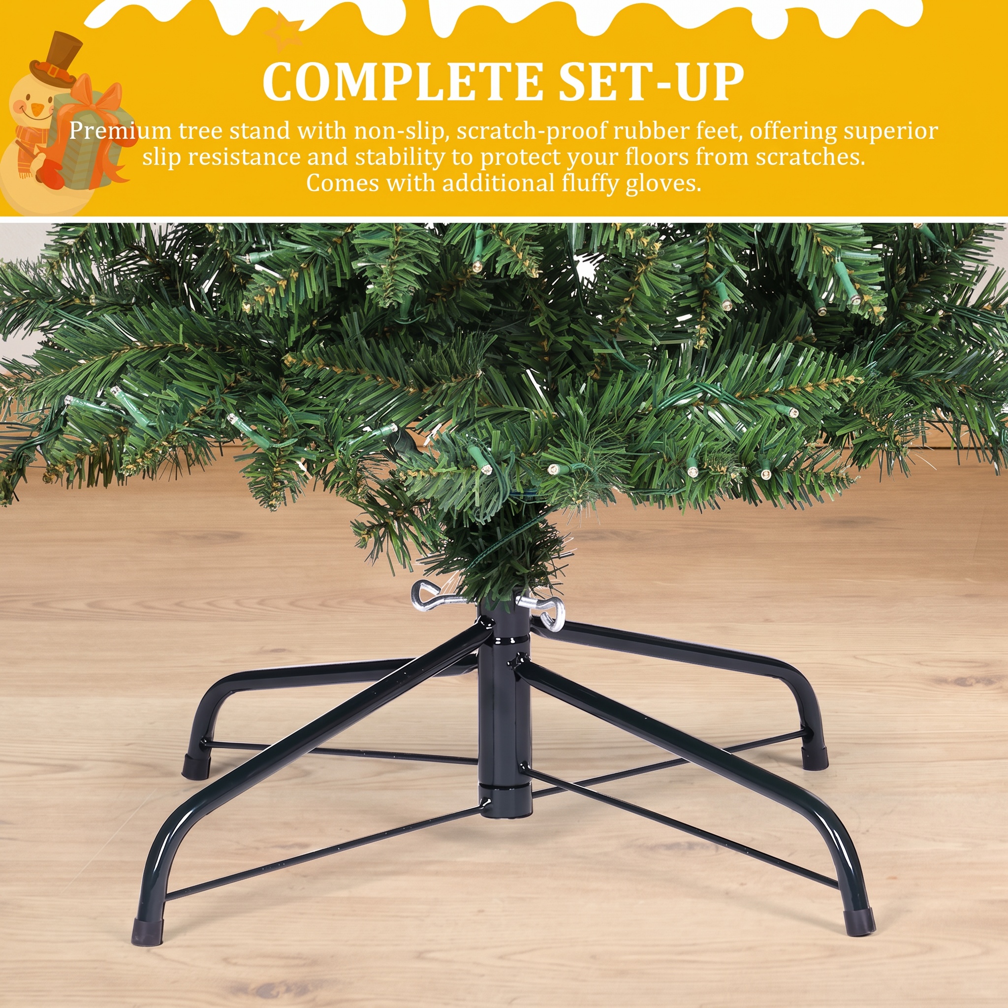 Legooin 6 Ft Pre-Lit Pencil Christmas Tree photo 6