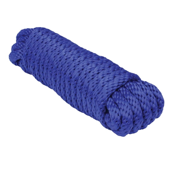 Extreme Max 3008.0085 Solid Braid MFP Utility Rope - 5/8" x 10', Blue