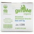 thumbnail image 2 of Gimme Organic Roasted, Sea Salt, .17 Oz, Pack Of 12, 2 of 11