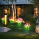 thumbnail image 5 of Luces solares de jardín para exteriores, paquete de 2 lámparas de enchufe de tierra de flor de loto de nieve de 7 cabezas, estacas decorativas de césped de 60 cm, LED multicolor, resistente al agua, 5 of 6