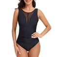 thumbnail image 1 of Traje de baño de una pieza para mujer, moda deportiva para mujer, color sólido, mono ajustado de verano, traje de baño deportivo para surf, traje de baño de moda playera para mujer, trajes de baño de, 1 of 8