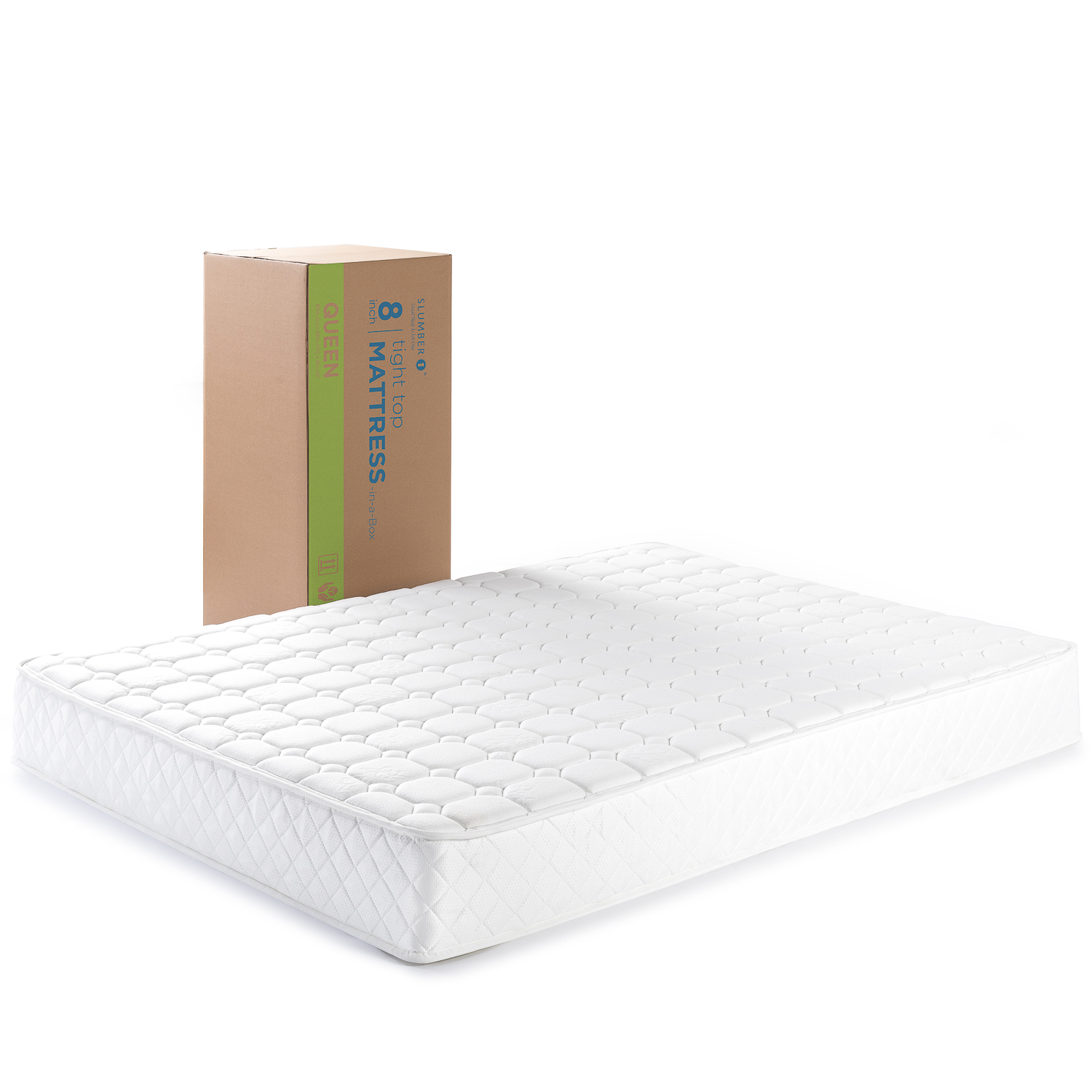 8" Quilted Hybrid of Comfort Foam and Pocket Spring Mattress, Full - image 4 of 5
