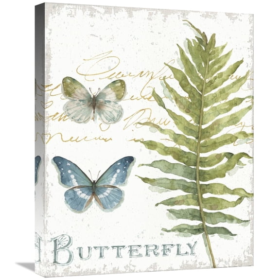 Global Gallery's 'My Greenhouse Botanical IV' By Lisa Audit Stretched Canvas Wall Art