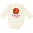 thumbnail image 3 of Inktastic Basketball Princess Girls Long Sleeve Baby Bodysuit, 3 of 5