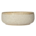 thumbnail image 5 of Gral Round Vessel Sink in Beige Marble with Hammered Exterior, 5 of 13
