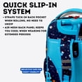 thumbnail image 6 of J World Boys Sparkle 15" Kids Rolling Backpack for School and Travel, Robot, 6 of 8