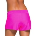thumbnail image 4 of SHEWIN Ladies Board Shorts Summer Tankini Bottoms with Front Tie Drawstring Swimming Panty for Women Rose XL, 4 of 10