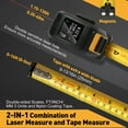 PREXISO 2in1 Laser Tape Measure, 135Ft Rechargeable Laser Measurement