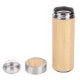thumbnail image 4 of Frasco de vacío portátil Sincero 350 ml Acero inoxidable aislamiento térmico Color Madera, 4 of 10