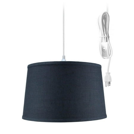 10 Inch Drum Pendant Light - Home Concept Inc Swag 1 Light Drum Pendant