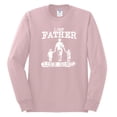 thumbnail image 2 of Wild Bobby,Like Father Like Sons Boy Dad Daddys Boy Gift, Father's Day, Men Long Sleeve Shirt, Light Pink, X-Large, 2 of 3