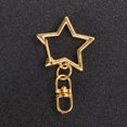 thumbnail image 4 of 48Pcs Alloy Key Holder Waist Hanging Key Holder Exquisite Star Shaped Car Business Keychain Metal Keyring without Case(Golden), 4 of 6