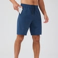 thumbnail image 5 of Lenago Cargo Shorts for Men Shorts for Men Men's Sports Shorts With Pockets for Running Outdoor Casual And Cycling Drawstring Shorts Blue XXL, 5 of 5