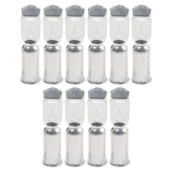 SPRING 10pcs Silver Plug Contact Pins Lugs Copper Terminals 50 Amp Connectors 6AWG