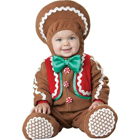 UHC Sweet Gingerbaby Infant Toddler Gingerbread Theme Child Halloween Costume, 12-18M