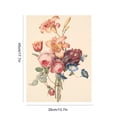 thumbnail image 2 of Pinturas de pared de arte sin marcar colgando impermeable Pringsting Pósteres Vintage Rose Flower Ilustraciones Baño Suministros 3 piezas Inevent HA010955-00, 2 of 7