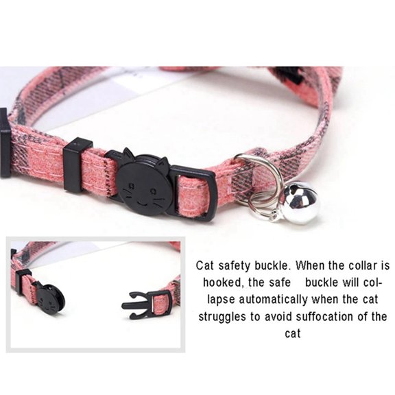 1 x cat collar-Pink