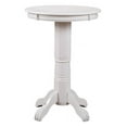 thumbnail image 4 of Boraam Florence 42in. Height Round Wood Pub Table - Buttermilk Finish, 4 of 7