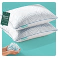 thumbnail image 1 of Almohada Dreamlab Snow Cloud Pillow 2 pack Altura Ajustable con Memory Foam y Microfibras Firmeza Media Hipoalergénica Tamaño King Size, 1 of 7