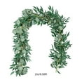 thumbnail image 3 of Artificial Wicker Green Vines Garland, 78.74 in Long Plastic Rattan for Wedding Backdrops, Home Decor, Mantel & Party Flower Wall, Lifelike Maintenance-Free Fake Plants Roll, 3 of 6