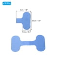 thumbnail image 2 of Uxcell 0.63 x 1.5 inch Cable Labels Write on Cord Labels Tags for Cable Management and Identification, 30 Pack Sky Blue, 2 of 5