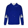 thumbnail image 5 of Enjoytime Halloween Hoodies for Men Cute Printed Long Sleeve Pullover Sweatshirt with Drawstring Fashion Casual Oversized Hoodie Blue XXXXL, 5 of 5