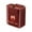 Dark Red, variant on Kitchen Wall-Mounted Trash Can with a Press-On Lid, Suitable for Small Spaces Such as Homes, Offices, Kitchens, And Bedrooms.